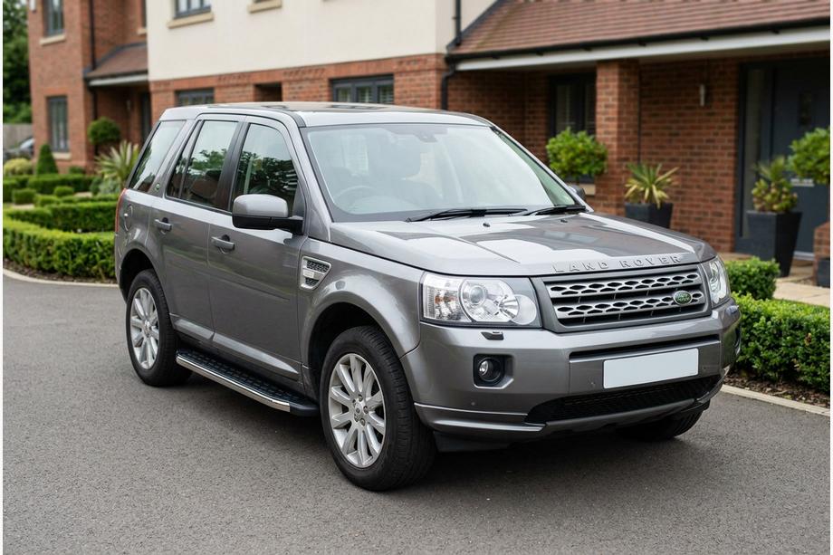 Land Rover Freelander II 2006–2014 гг. Боковые Подножки BlackLine (2 шт, Алюминий) Image