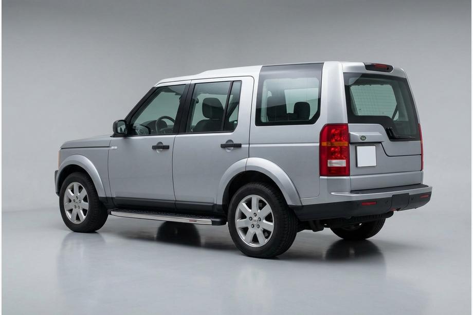 Land Rover Discovery III 2004–2009 гг. Боковые Подножки BlackLine (2 шт, Алюминий) Image