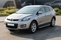Mazda CX-7 2006-2012 гг. Боковые Подножки BlackLine (2 шт, Алюминий) фото 1