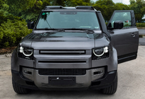 Land Rover Defender 2019- гг. Козырек лобового стекла с 2 LED фото 1