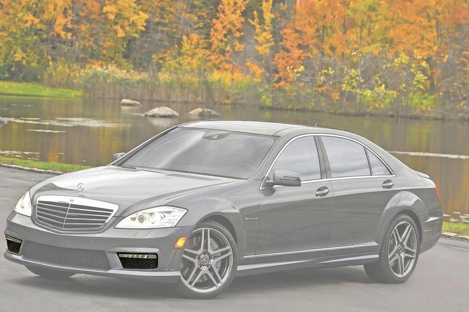 Mercedes S-class W221 2005-2013 гг. Комплект решеток ПТФ (S63/65) Image