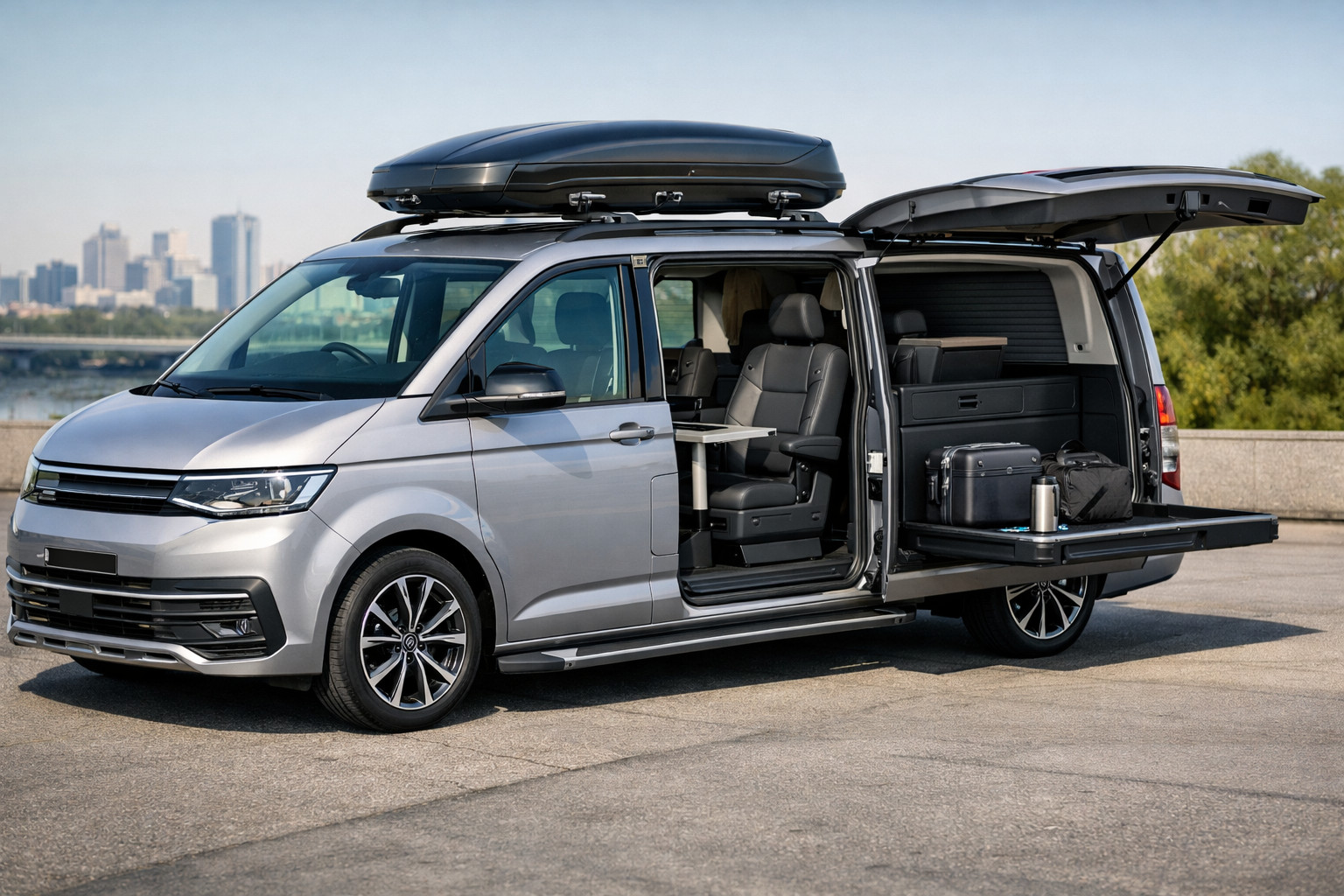 Пакет доработок Volkswagen Transporter T7 для междугорода и бизнеса