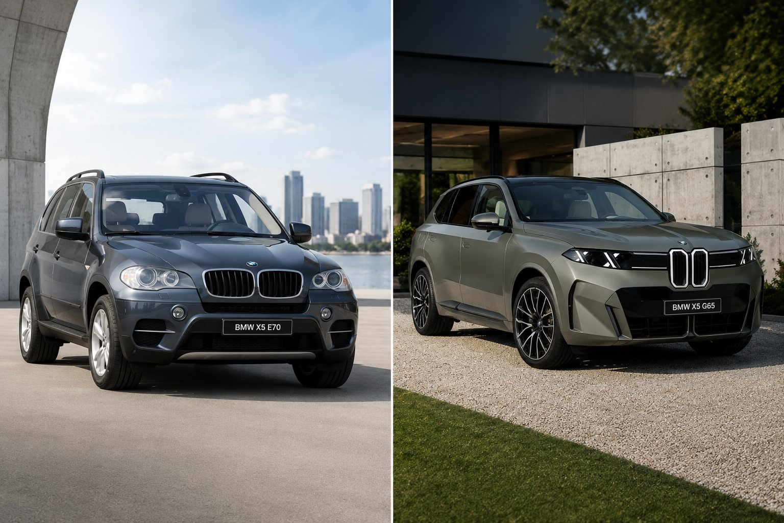 BMW X5 G65 vs BMW X5 E70: старый характер против новых технологий