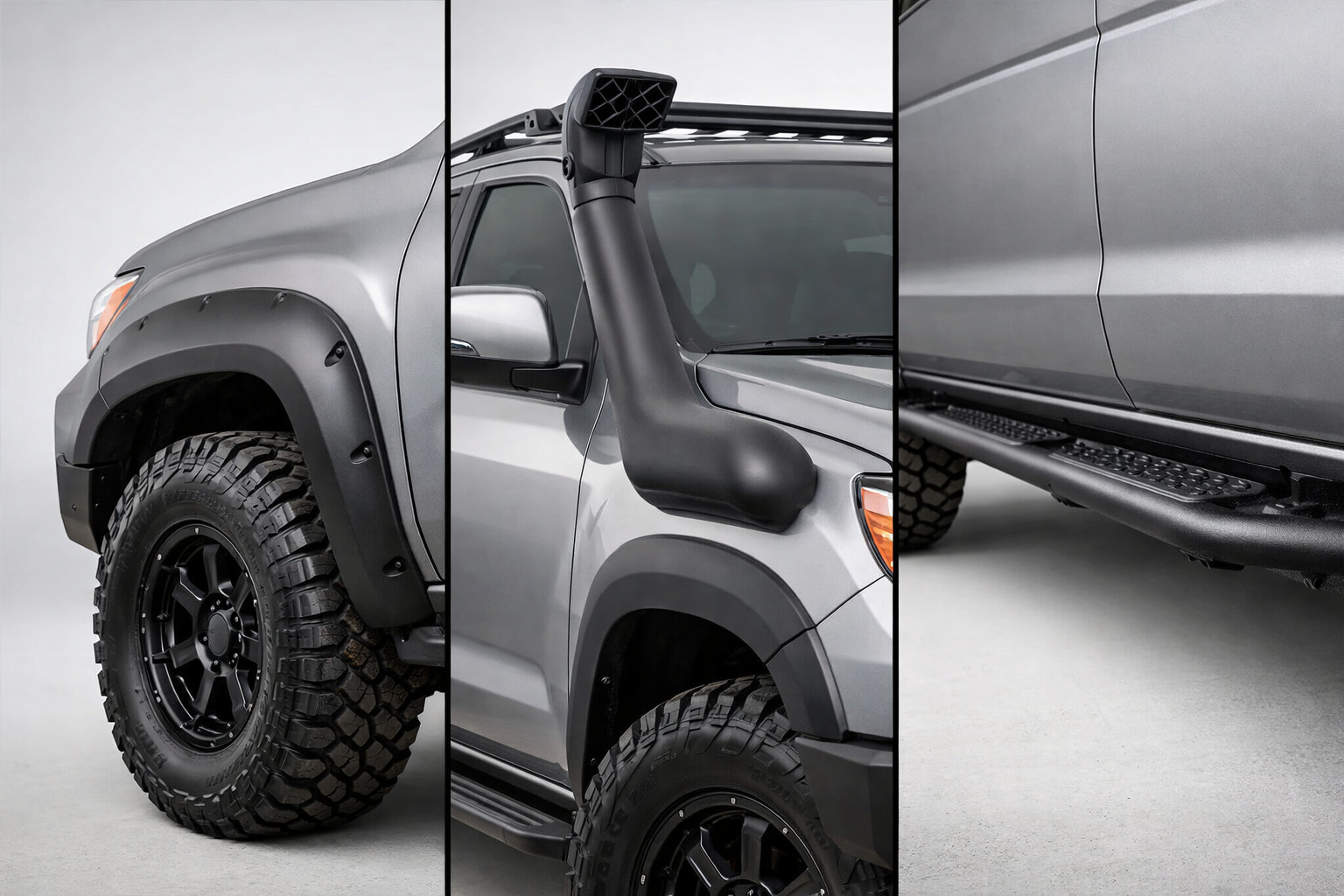 Что ставить первым из off-road-аксессуаров: Bushwackers, шноркель или силовые пороги