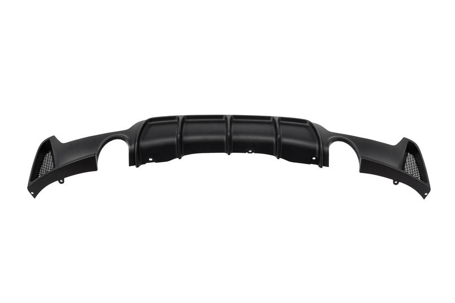BMW 4 серия F32/F33/F36 2012-2020 гг. Задний диффузор под двусторонний одиночный выхлоп (для M-Sport, ABS) Фото 4