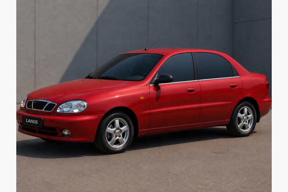 Daewoo Lanos 1998-2017 гг. Окантовка окон Нержавеющая сталь (4 шт.) Image