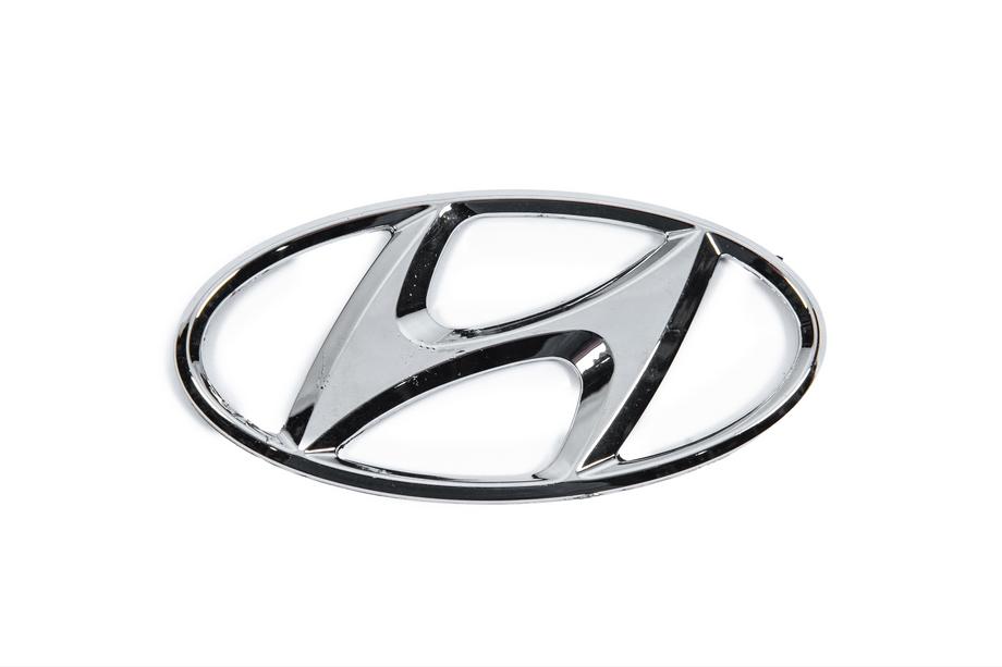 Hyundai Эмблема (самоклеящаяся, 115×57 мм) Фото 1
