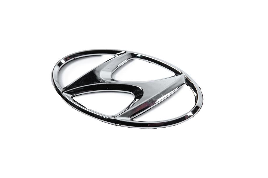 Hyundai Эмблема (самоклеящаяся, 115×57 мм) Фото 2