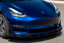 Tesla Model 3 2017- гг. Накладка на передний бампер Lip Fast (для 2017-2023) фото 3