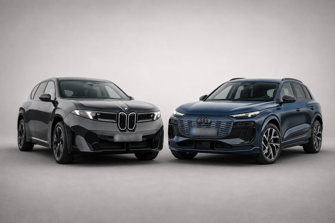 BMW iX3 vs Audi Q6 e-tron: сравнение премиальных электрических кроссоверов