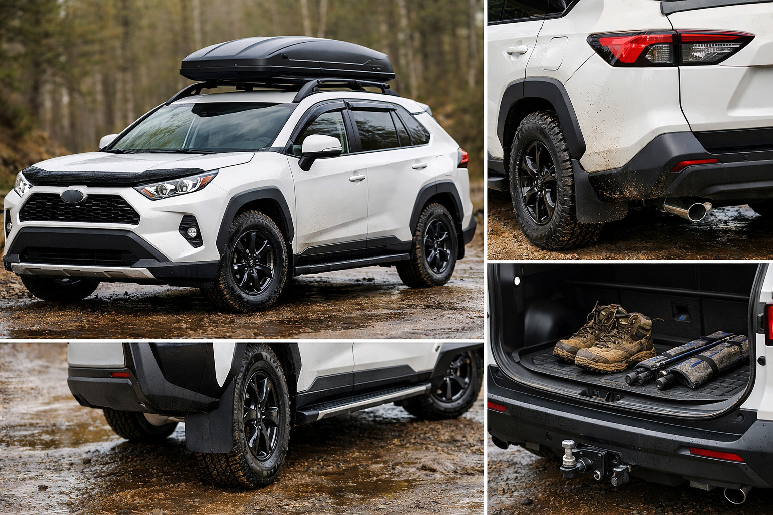 Практичный апгрейд Toyota RAV4 2019+ для дождя, грязи и трассы