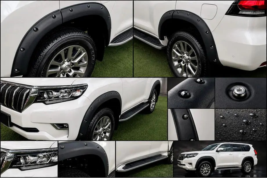 Расширители арок для Toyota Land Cruiser Prado 150: меняем внешний вид и защищаем кузов