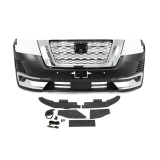 Передний бампер в сборе (2020-2024) Nissan Patrol Y62 2010-2024 гг. фото 1