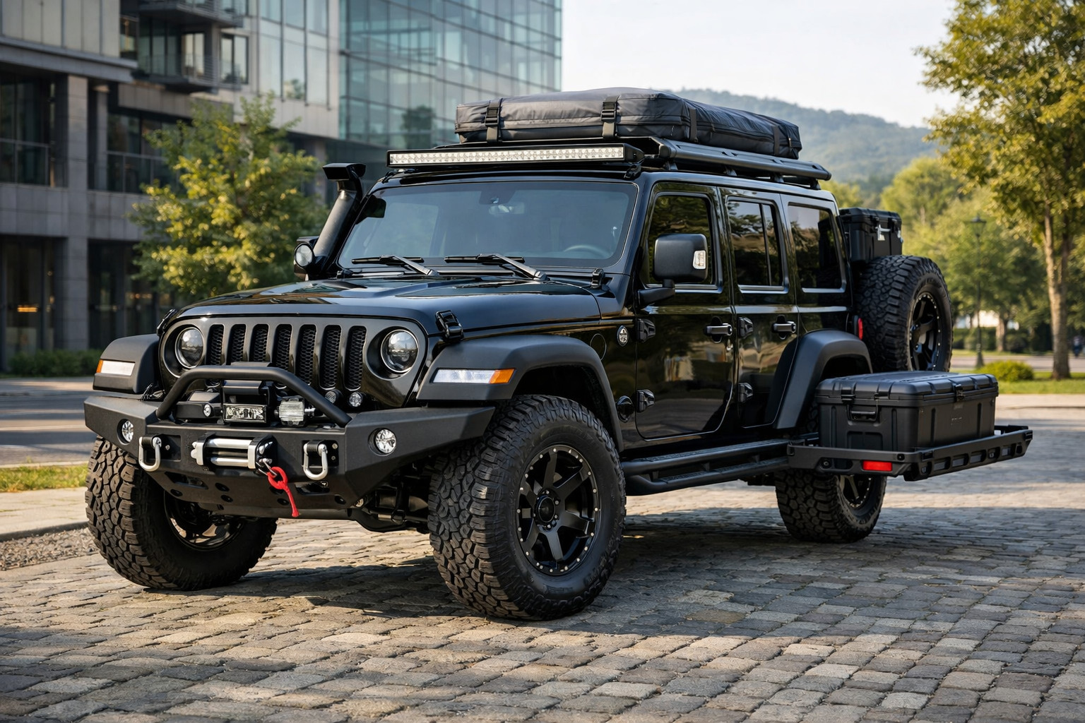 Что поставить на Jeep Wrangler 2018+ для города, клиренса и выездов на природу
