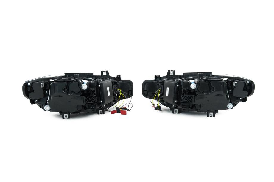 BMW 3 серия F30/F31 2012-2019 гг. Передние фары G20-style (с Xenon на LED, 2 шт) Фото 10