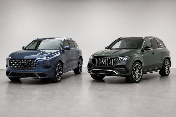 Audi Q7 2027 vs Mercedes-Benz GLE 2027: какой премиальный SUV лучше? фото 1