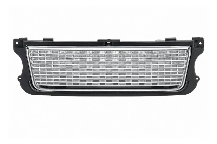 Range Rover III L322 2002-2012 гг. Решетка радиатора с боковыми решетками, серебристая (2010-2012) Фото 1