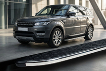 Range Rover Sport 2014-2022 гг. Боковые Подножки BlackLine (2 шт, Алюминий) фото 1