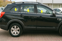 Chevrolet Captiva 2006-2019 гг. Нижние молдинги окон нержавейка (6 шт) фото 1