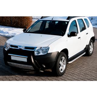 Боковые Подножки BlackLine (2 шт, Алюминий) Dacia Duster 2008-2018 гг. фото 1