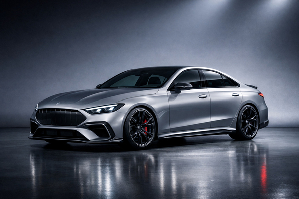 Mercedes-AMG C-Class EV 2027: прототип электрического конкурента BMW M3
