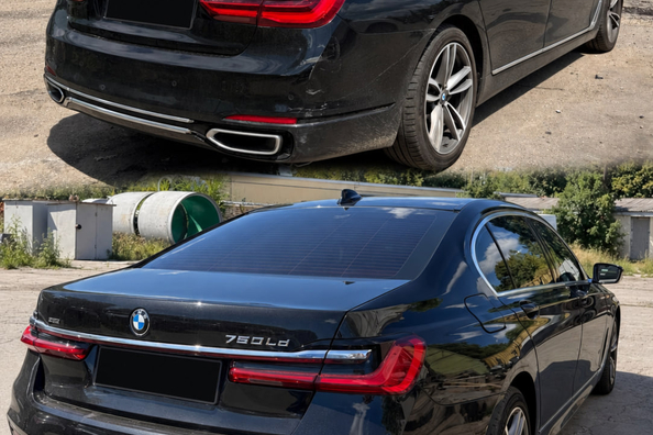 BMW 7 Series G12 2015–2022: установка рестайлинг-комплекта на M760 2021 — наши работы фото 3