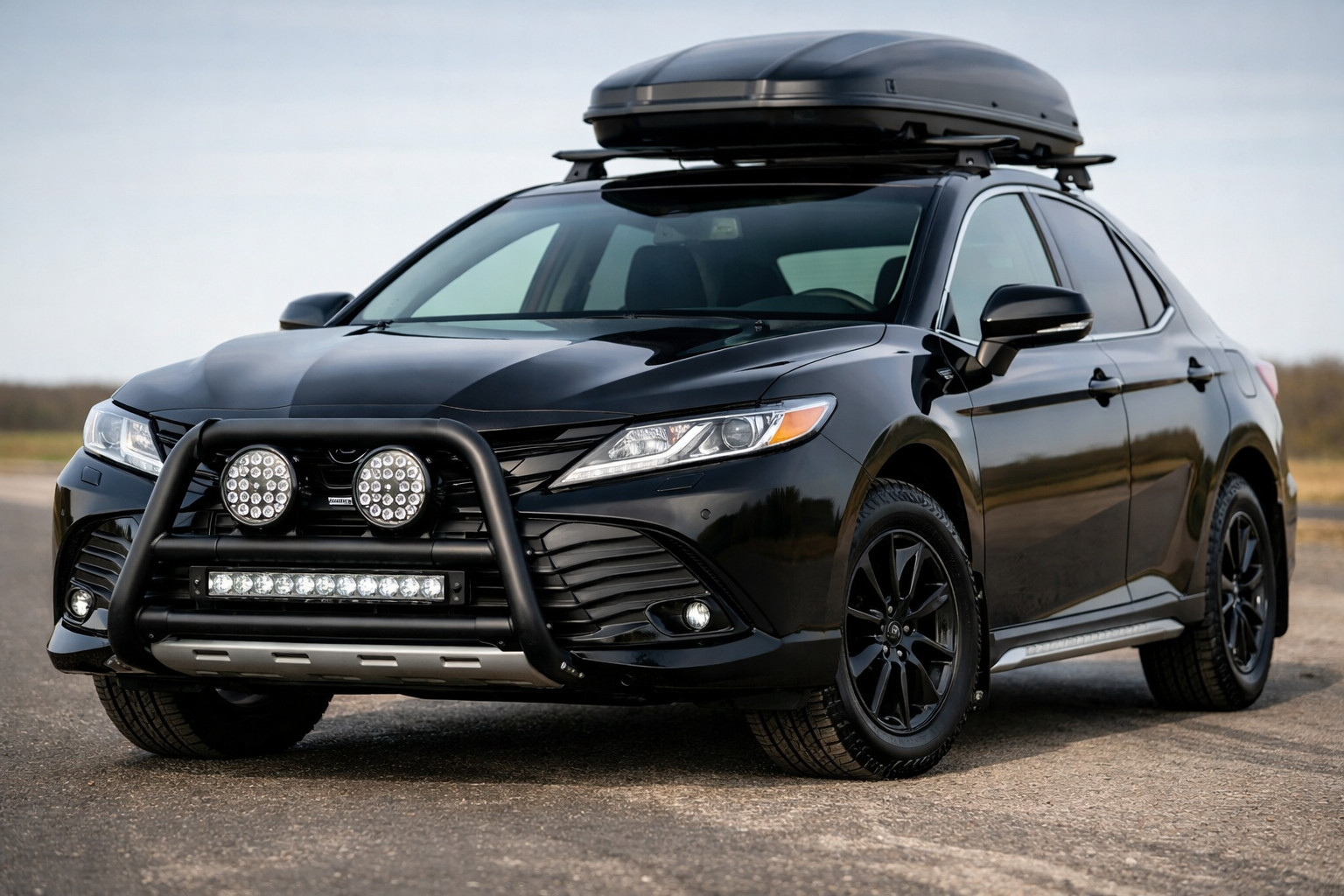 Toyota Camry 2017–2023: пакет доработок для трека и защиты передка