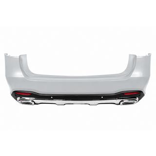 Задний диффузор GLS450 2025-Design (с хромированными насадками)