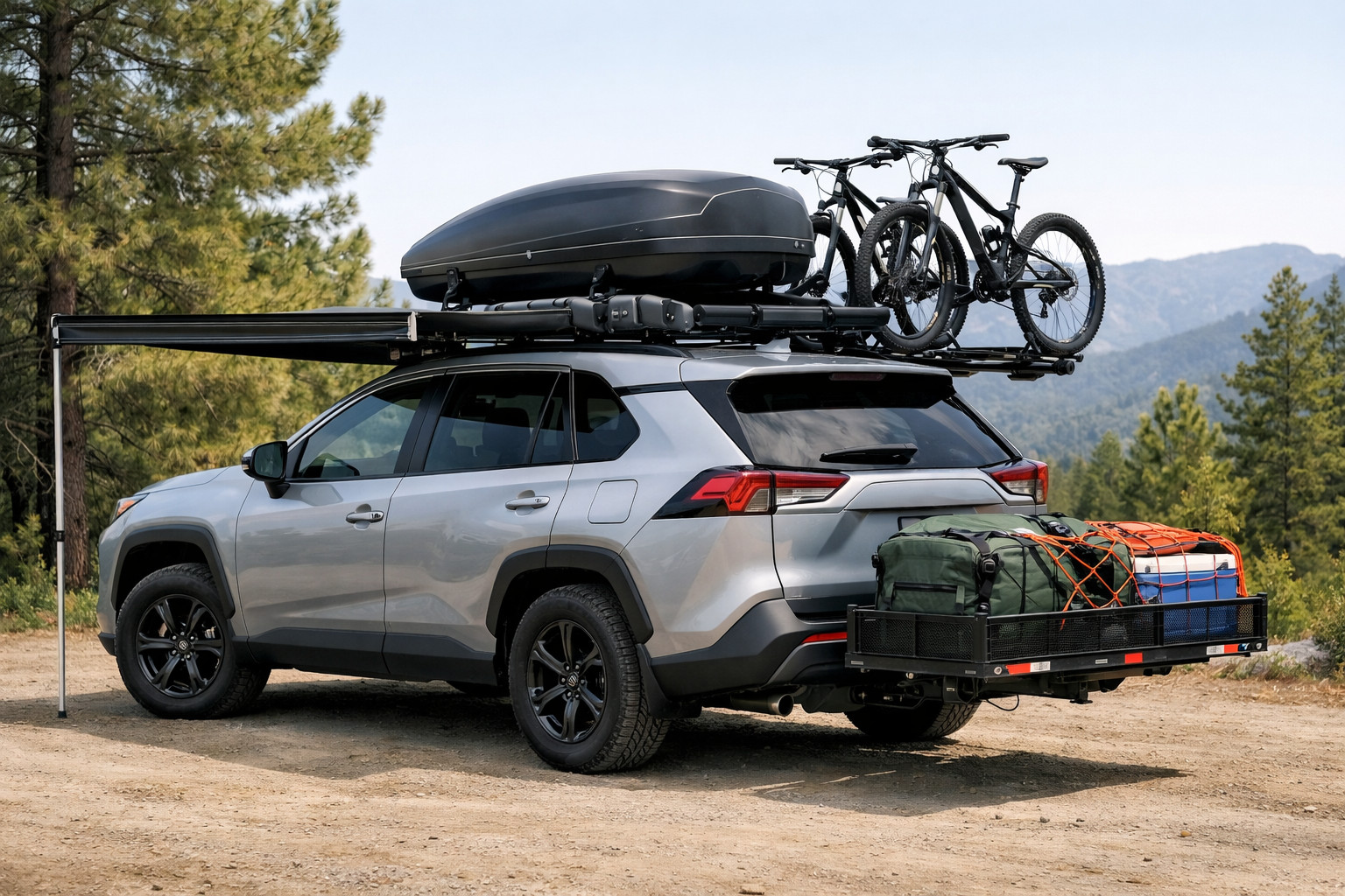 Что установить на Toyota RAV4 2019+ для отпуска и багажа на крыше