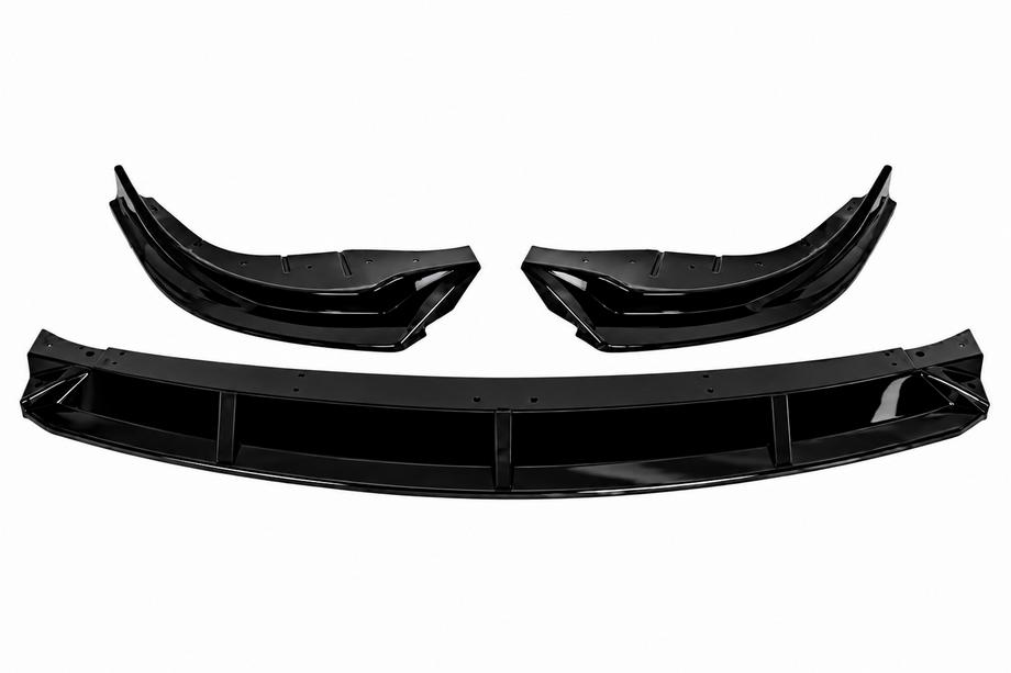 BMW 5 серия F10/F11 2010–2016 гг. Передняя лип-накладка DPT (Для Base, F10, 2010-2016, черный глянец) Фото 2