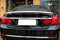 BMW 7 серия F01/F02 2008-2015 гг. Спойлер DPT (Черный Глянец) фото 1