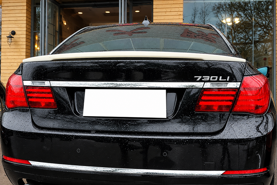 BMW 7 серия F01/F02 2008-2015 гг. Спойлер DPT (Черный Глянец) Image