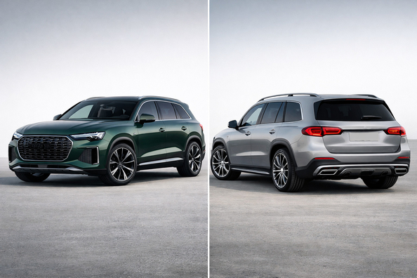 Audi Q9 2027 vs Mercedes-Benz GLS 2027: цена, двигатели, характеристики и что лучше фото 1