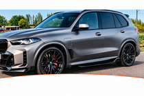 BMW X5 G05 2019–2026 гг. Накладки на пороги DPT (2023+, черный глянец) фото 1