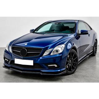 Передняя лип-накладка DPT (для AMG Line, 2010-2012, черный глянец) Mercedes E-class coupe C207 2010-2017 гг. фото 1