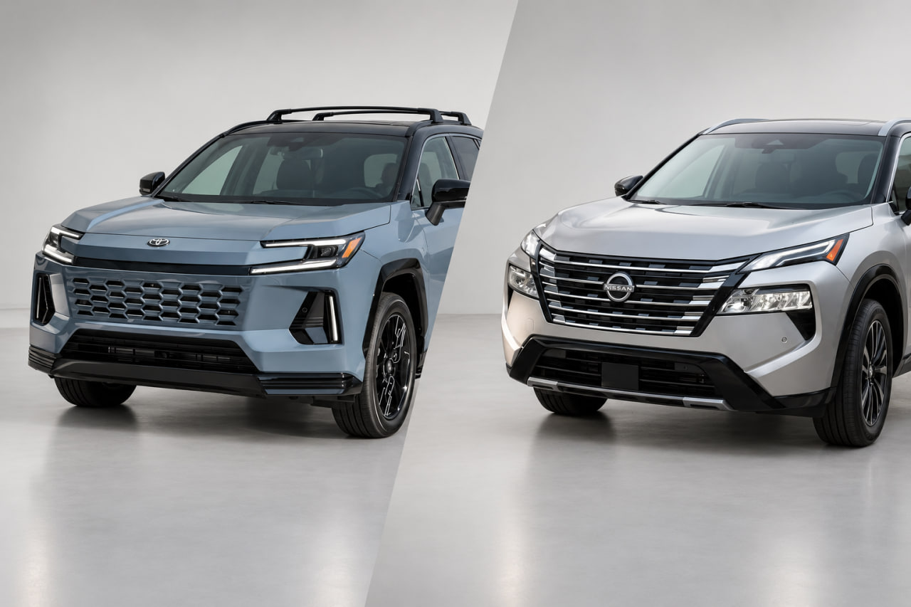 Nissan Rogue Hybrid 2027 vs Toyota RAV4 Hybrid 2026: расход, характеристики, цена и что лучше