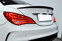 Mercedes CLA C117 2013-2019 гг. Спойлер DPT (Черный Глянец) фото 1