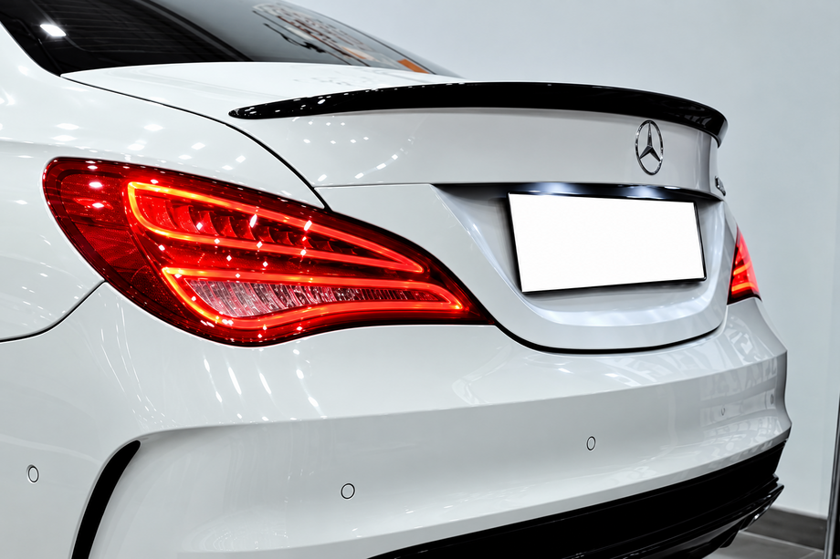 Mercedes CLA C117 2013-2019 гг. Спойлер DPT (Черный Глянец) Image