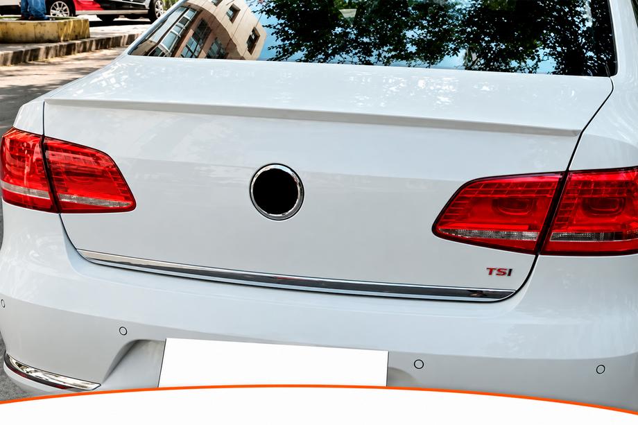 Volkswagen Passat B7 2012-2015 гг. Спойлер DPT (для EU, черный глянец) Image