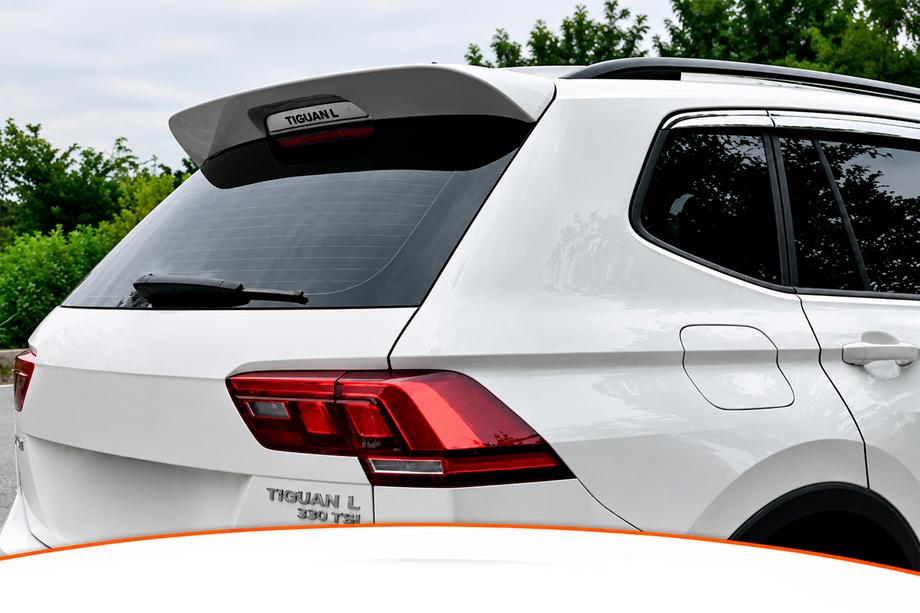 Volkswagen Tiguan 2016-2023 гг. Спойлер DPT (2016-2020, глянцевый черный) Image
