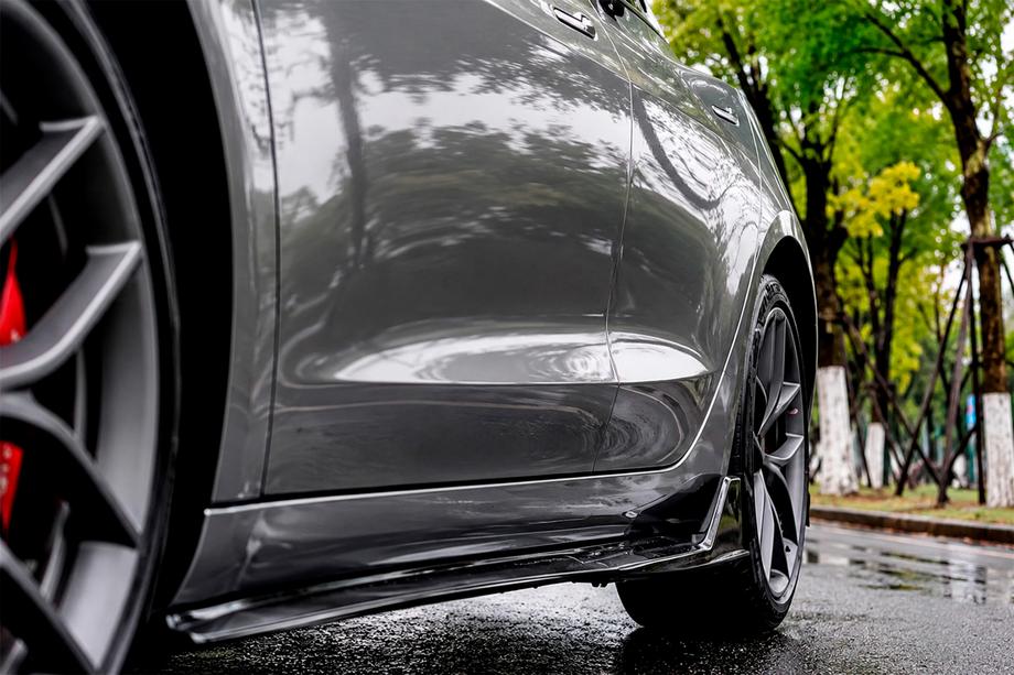 Tesla Model 3 2017- гг. Накладки на пороги Turbo (для 2017-2023) Image