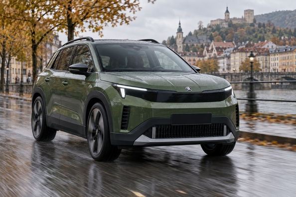 Skoda Epiq: компактный электрический кроссовер Skoda — запас хода, батареи и цены фото 2