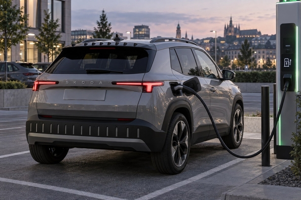 Skoda Epiq: компактный электрический кроссовер Skoda — запас хода, батареи и цены фото 1