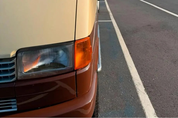 Volkswagen T4 для кемпинга и бездорожья: установка передней защиты, боковых порогов и задних углов фото 11