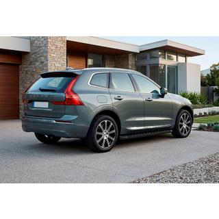 Боковые пороги Fullmond Black (2 шт., алюминий) Volvo XC60 2017- гг. фото 1