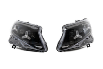 Mercedes Vito/V-class W447 2014- гг. Передние фары OEM LED 2026 Black (для Vito, 2 шт.) фото 2
