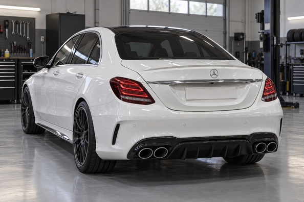 Mercedes C-Class W205 в стиле W206 или C63 AMG: рестайлинг и обвес – что реально поставить фото 1