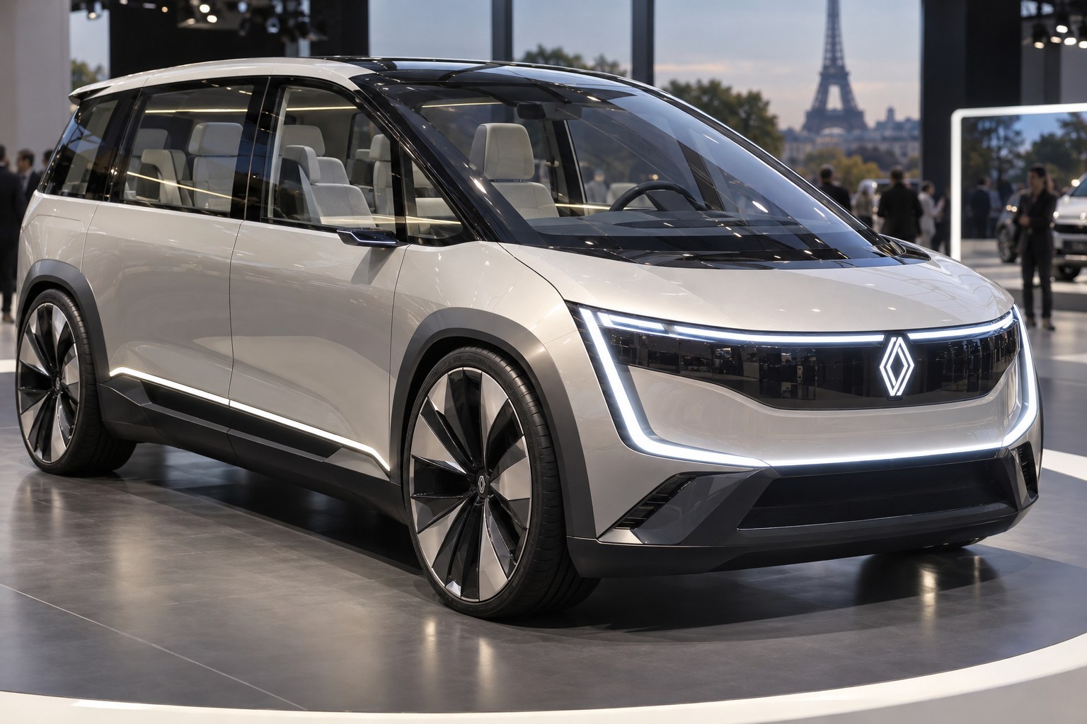 Renault E-Space Concept: электрический минивэн как дань Espace 1984 — что показали в Париже