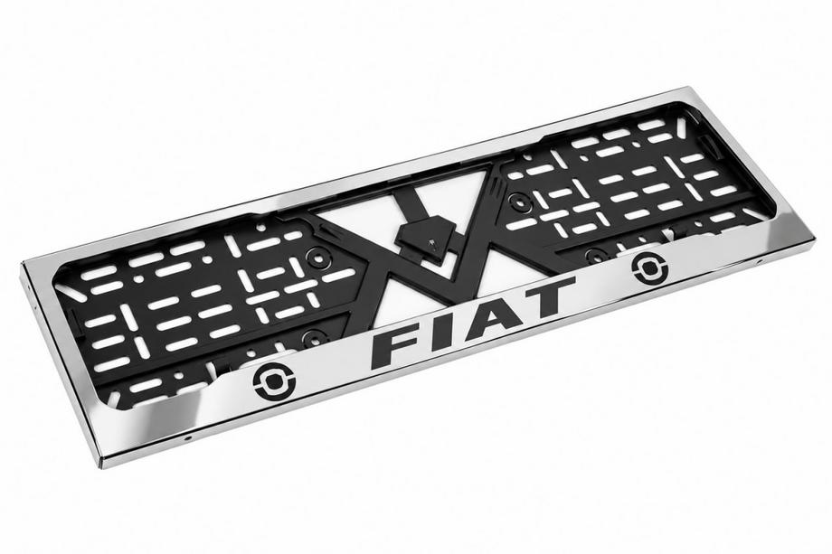 Fiat Рамка Номерного Знака Хром (1 шт, Нержавеющая Сталь) Фото 3