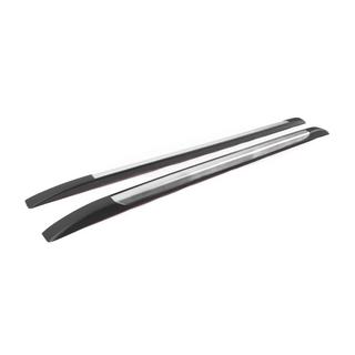 Интегрированные рейлинги серые OEM (на двухсторонний скотч) Toyota Hilux 2006-2015 гг. фото 4